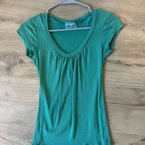 Michael Stars Teal Short Sleeve Top